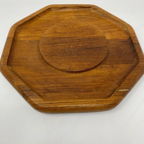 Vintage Dolphin Authentic Teak Wood Serving Platter - Picture 6 of 7